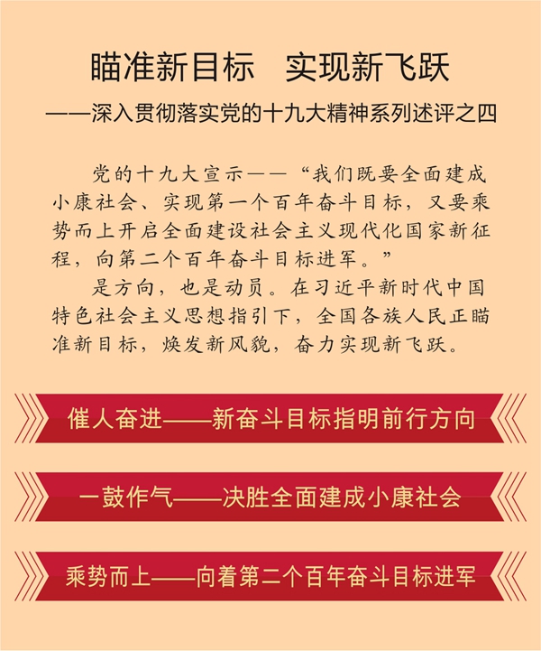 瞄准新目标 实现新飞跃——深入贯彻落实党的十九大精神系列述评之四